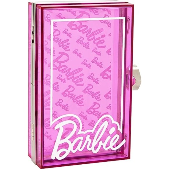 NWT Pink Classic Barbie Box Crossbody Bag - Picture 7 of 11